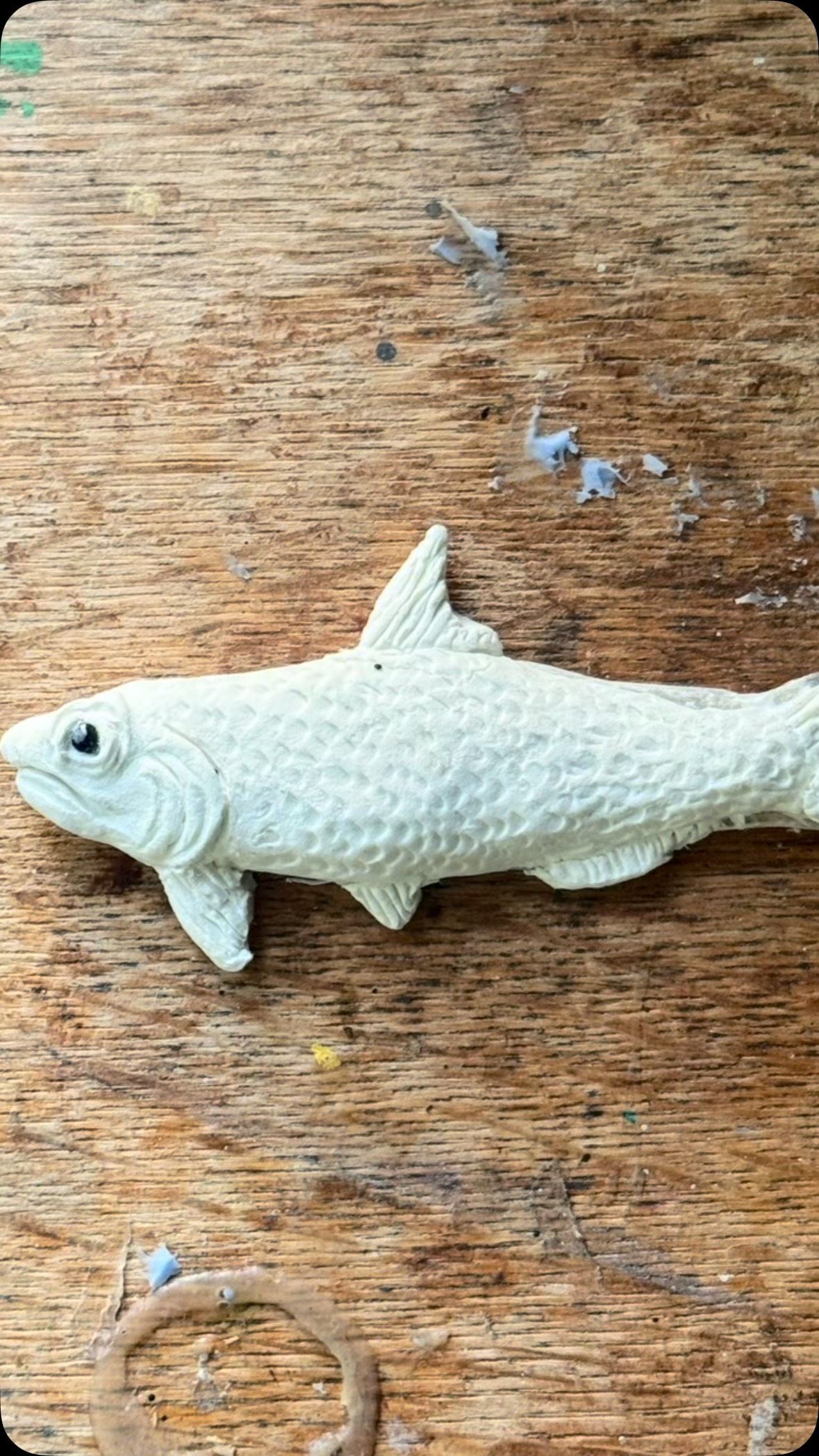 I’ve started the commission to make the Bucca for @darkcornwall . I set myself a goal of making at least 30 Cornish Sardines. Phew! That’s a LOT of sardines! 
.
.
.
.
.
#flotsam_fables #flotsam_fables_art #cornishsardines #darkcornwall