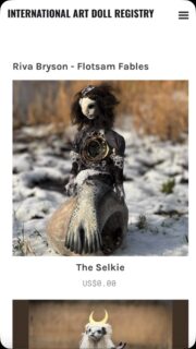 I am absolutely thrilled to have my work featured in the International Art Doll Registry 🙌 thank you so much @iadollregistry Check out all of the fantastic artists that they feature www.international-art-doll-registry.com
.
.
.
.
.
#flotsam_fables #flotsam_fables_art #iadr