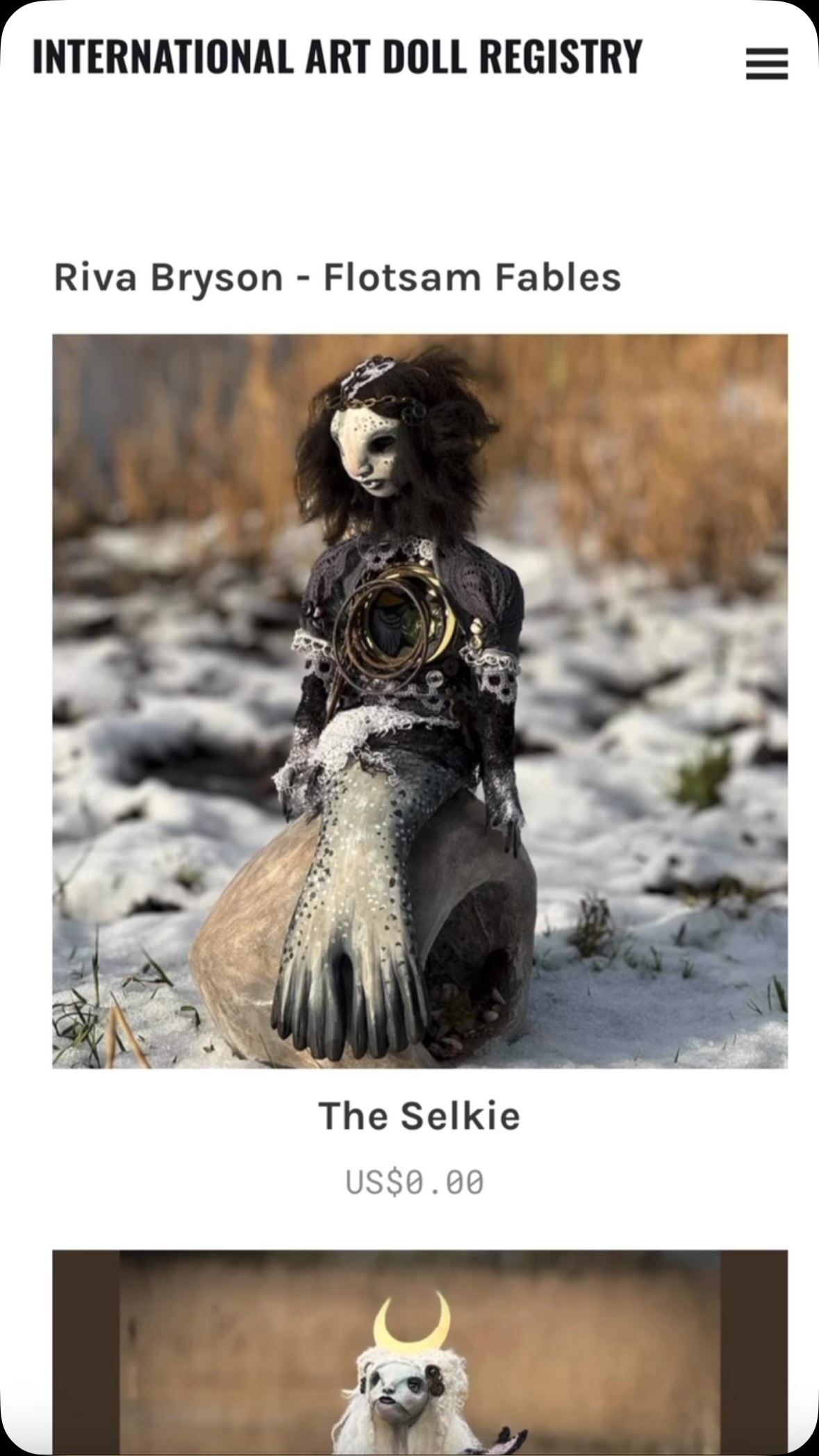 I am absolutely thrilled to have my work featured in the International Art Doll Registry 🙌 thank you so much @iadollregistry Check out all of the fantastic artists that they feature www.international-art-doll-registry.com
.
.
.
.
.
#flotsam_fables #flotsam_fables_art #iadr