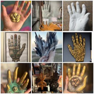 I’ve been thinking again about the powerful symbol of the hand ✋✨ I love hands, they are beautiful, expressive, and hold so much of our stories within them.

I loved making work last year using casts of family hands, and I feel a quiet excitement about returning to these ideas and letting them grow further. 
.
.
.
.
.
#handstudies #symbolism #mythicart #storythroughhands #flotsam_fables
