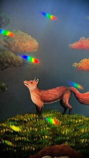 Magic light in my studio this morning… 🌈 🔮
.
.
.
.
.
#studio #light #flotsam_fables