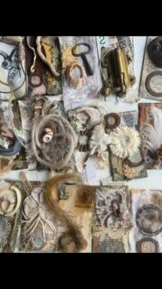 I’ve been experimenting with rust and patinas for a while now, squirrelling away little faces, shells and bones coated in metal paint and patina, letting time do its quiet work 🕯️✨

Over the last month I’ve also been playing with rust staining fabric. I’m completely in love with these earthy, weathered colours and the beautifully random patterns that emerge. It feels like collaborating with chance, allowing oxidation and time to become co-creators 🌿🧡
.
.
.
.
.

#rustart #patina #naturalprocess #alchemyofmaterials #flotsam_fables