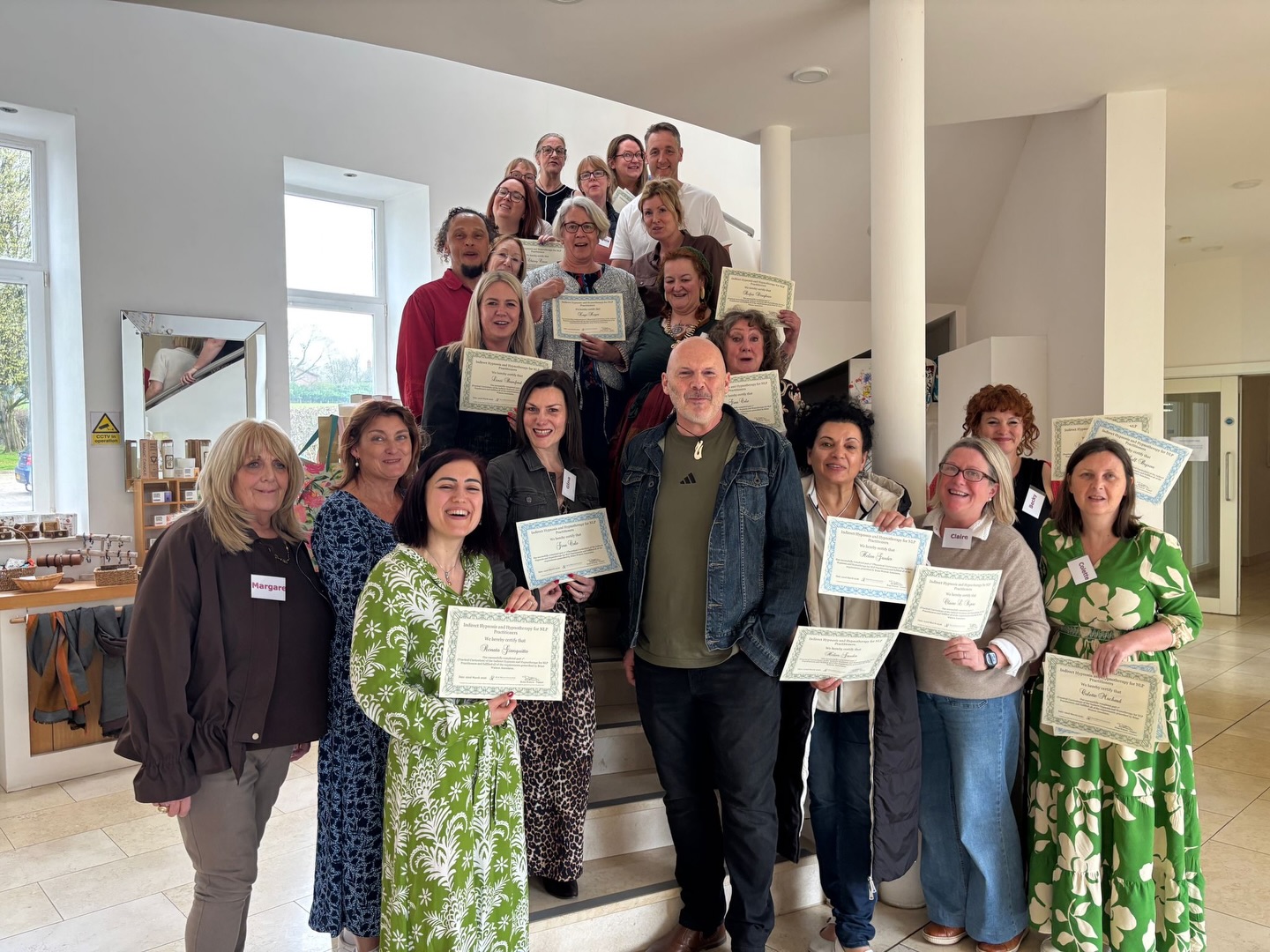 Over the last five months, I’ve been studying with Brian Watson / NLP in the Northwest at the Sanctuary of Healing in Langho with this lovely lot. I’ve recently completed my Indirect Hypnosis Practitioner Training ✨

It feels like this has been the missing piece alongside the NLP and mindset work I’ve been exploring. I experienced some really big shifts during the course and feel more connected and aligned with my unconscious than ever before 🌿🕯️

An unfolding that I’m still integrating.

#flotsam_fables #hypnosis #nlp #innerwork