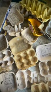 Making paper clay with egg cartons. Good job I’ve got a teenager who eats so many eggs… 
.
.
.
.
.
#flotsam_fables #flotsam_fables_art #paperclay